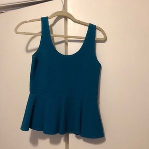 Anthropologie peplum top